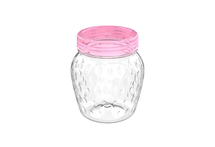 Hũ trái dâu nhựa Duy Tân 80 D90 - 680ml