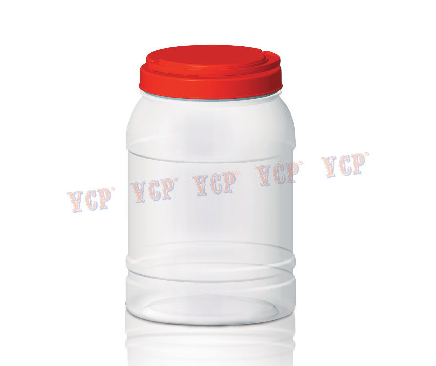 Hũ Tròn 250 Nắp Quai nhựa Tý Liên No.T06