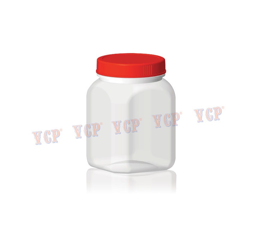 Hũ Vuông 25 nhựa Tý Liên No.V03