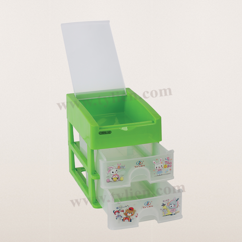 Tủ Nhựa Mini M Trắng Trong 3 Ngăn nhựa Tý Liên No.0724