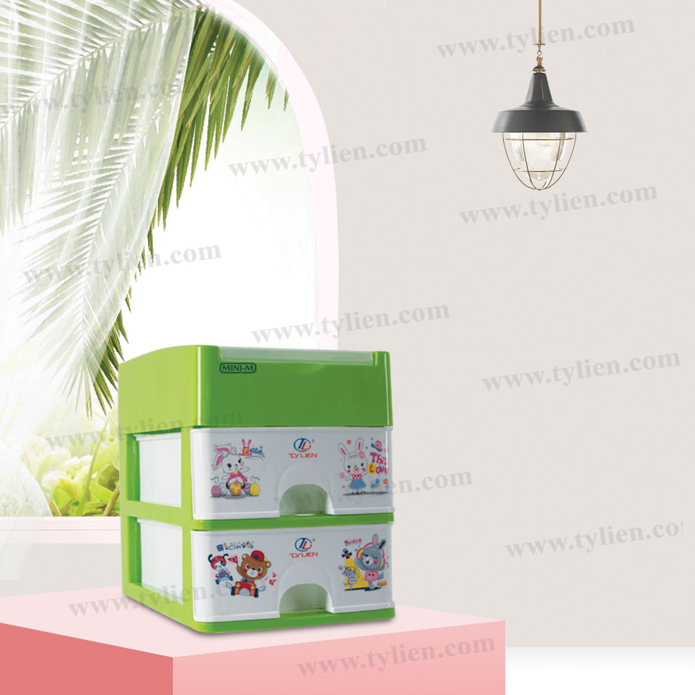 Tủ Nhựa Mini M Trắng Sữa 3 Ngăn nhựa Tý Liên No.0724