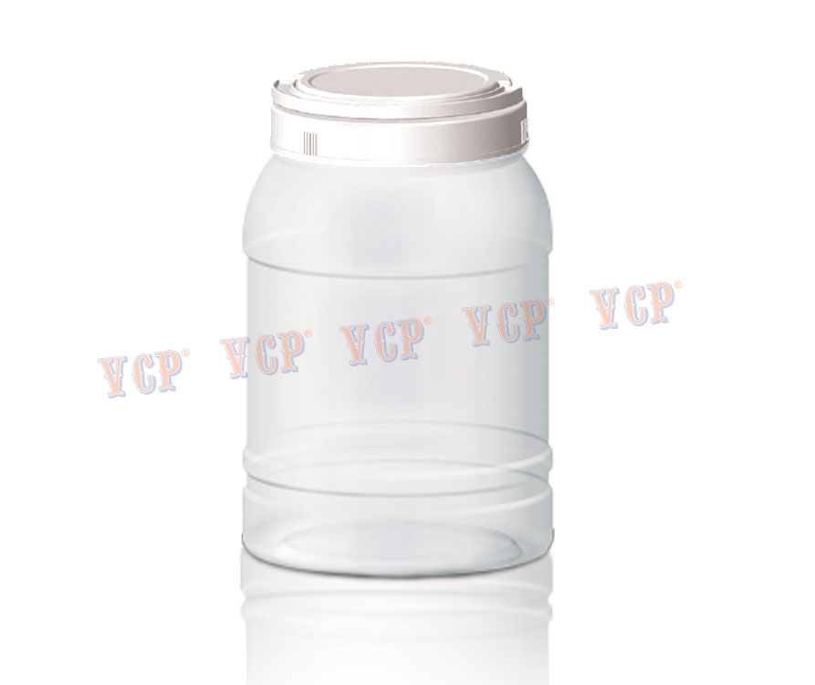 Hũ Tròn 250 Nắp Quai nhựa Tý Liên No.T06