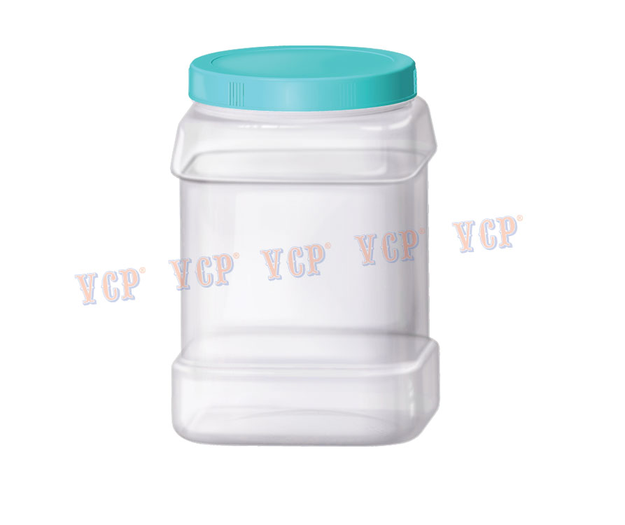 Hũ Vuông 250 nhựa Tý Liên No.V08