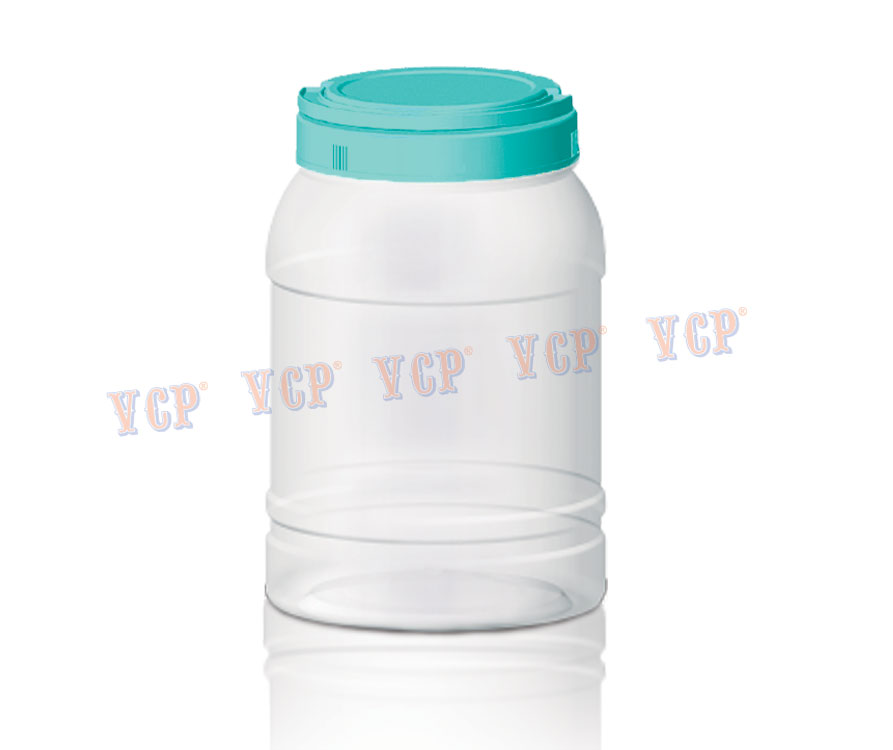 Hũ Tròn 250 Nắp Quai nhựa Tý Liên No.T06