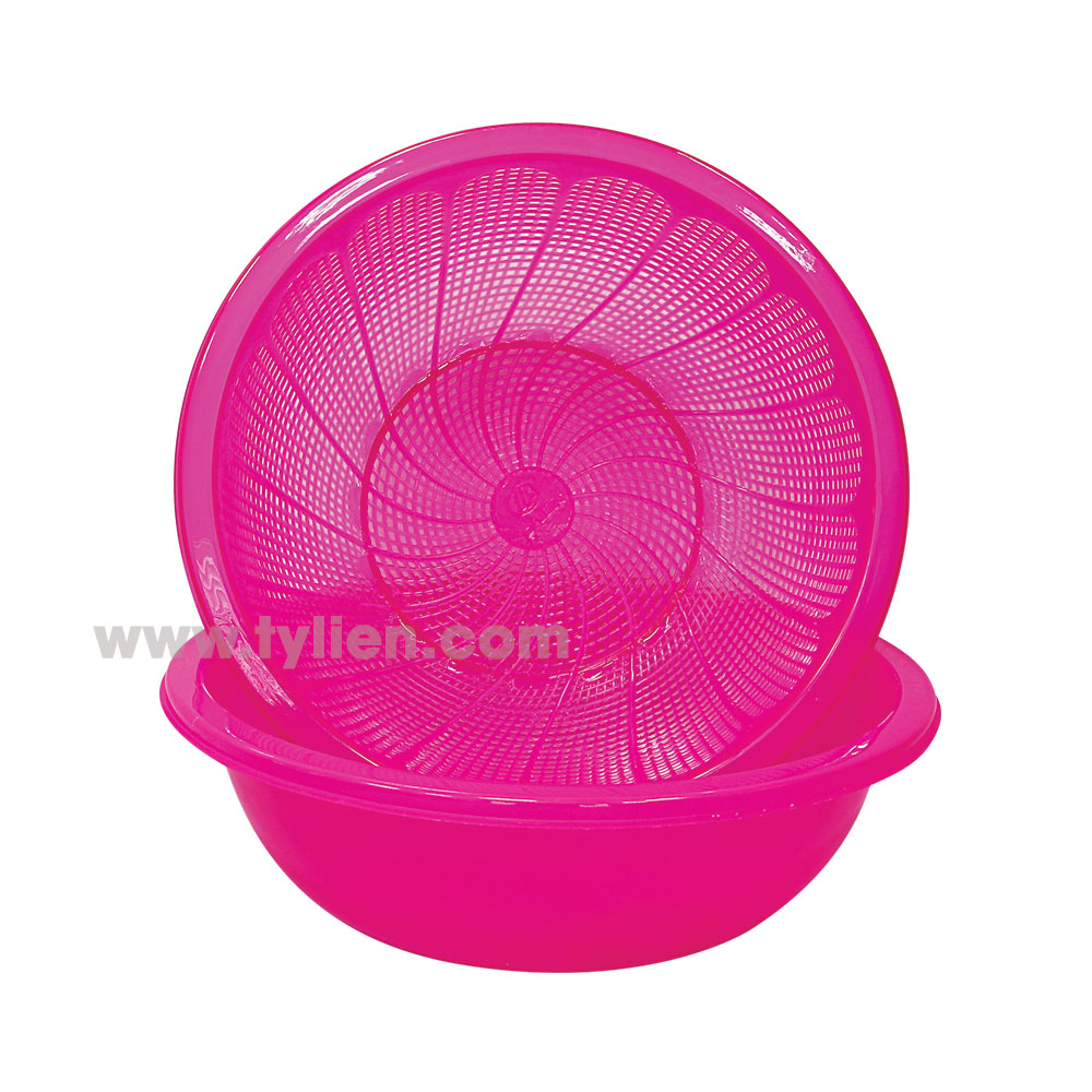 Thau Rổ Đôi 380 nhựa Tý Liên No.0126