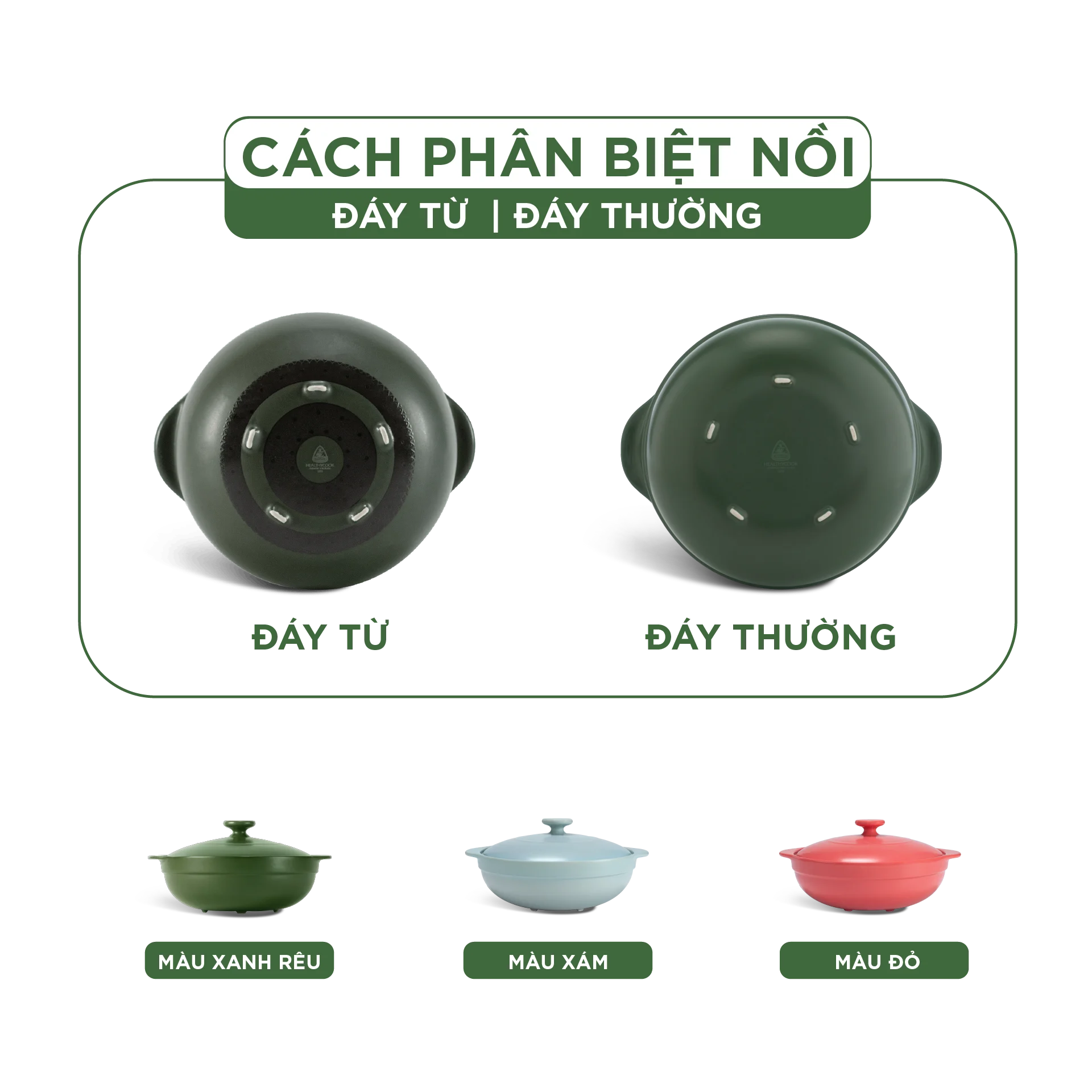 Nồi dưỡng sinh sứ Minh Long Healthycook Luna (Nồi cạn) 0.35 L + nắp