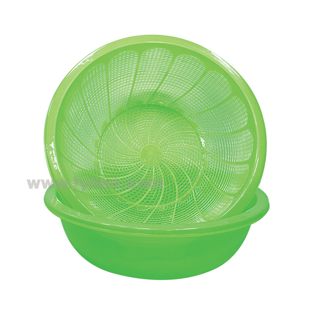 Thau Rổ Đôi 380 nhựa Tý Liên No.0126