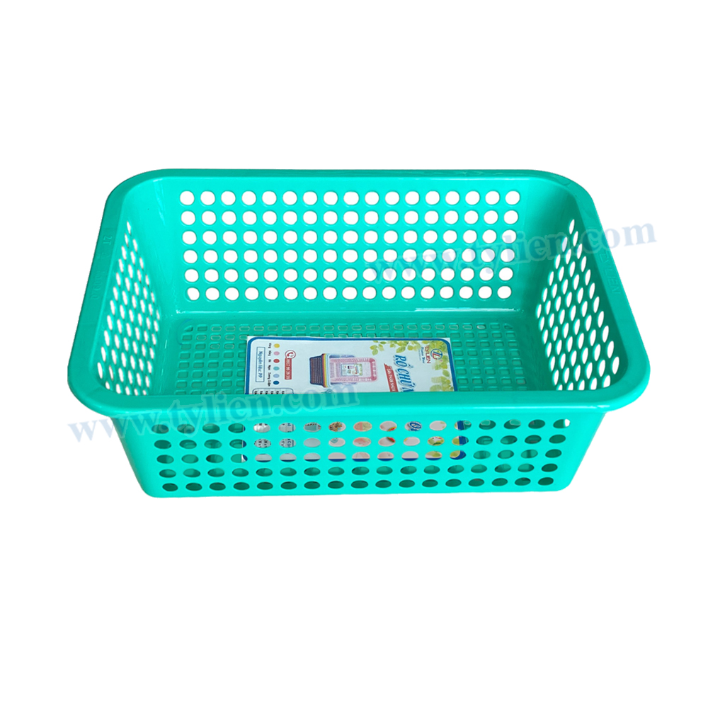Rổ Chữ Nhật Top 1T7 nhựa Tý Liên No.0917