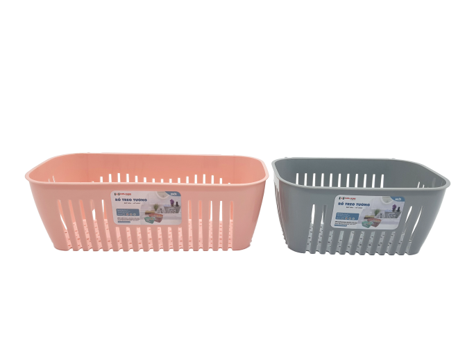 Rổ treo tường nhỏ nhựa Châu Hưng RTT001