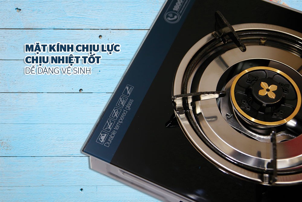 Bếp gas đơn dương kính Sunhouse SHB212KT