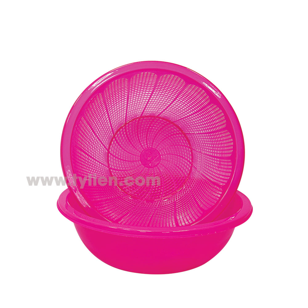 Thau Rổ Đôi 340 nhựa Tý Liên No.0125