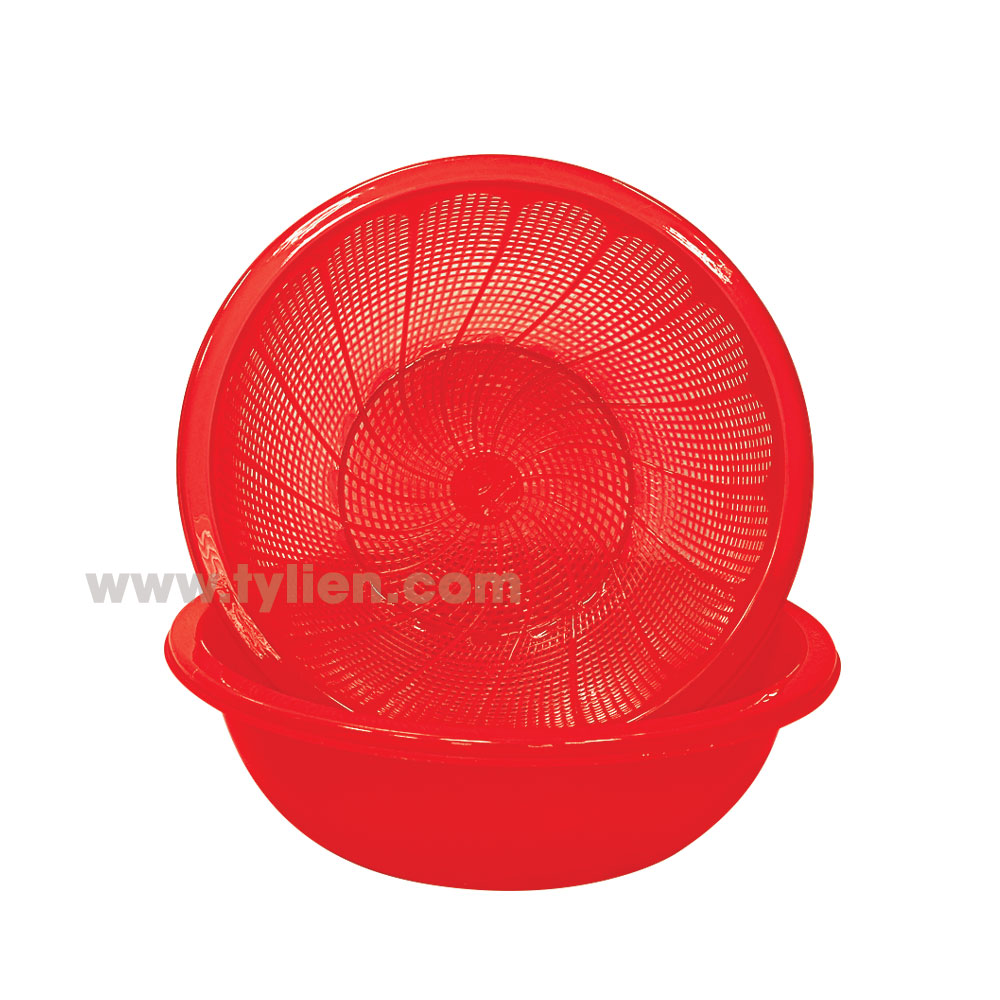 Thau Rổ Đôi 380 nhựa Tý Liên No.0126