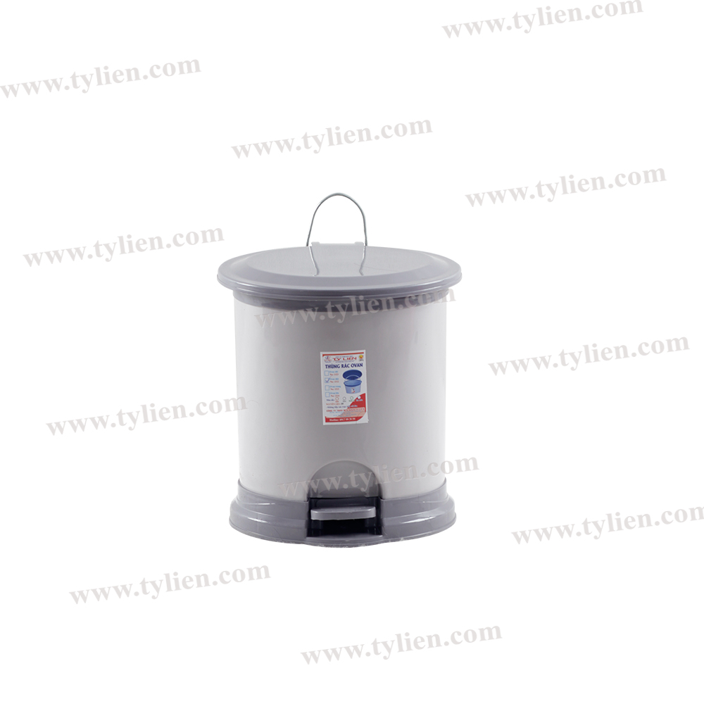 Thùng Rác Oval Kiểu Nhí nhựa Tý Liên No.1324K