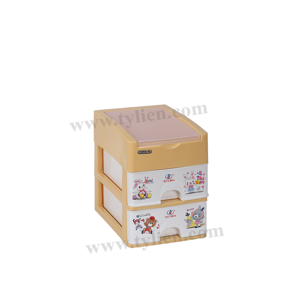 Tủ Nhựa Mini M Trắng Sữa 3 Ngăn nhựa Tý Liên No.0724
