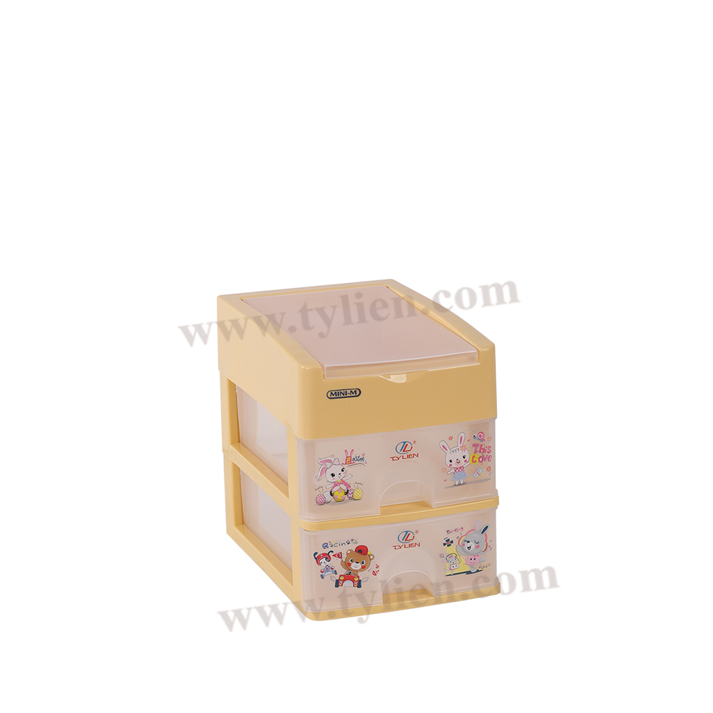 Tủ Nhựa Mini M Trắng Trong 3 Ngăn nhựa Tý Liên No.0724