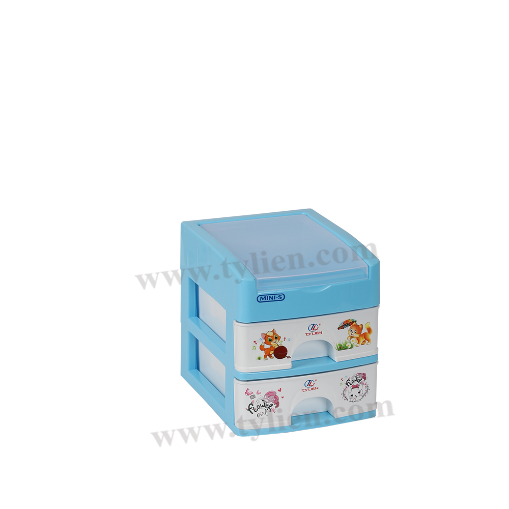 Tủ Nhựa Mini S Trắng Sữa 3 Ngăn nhựa Tý Liên No.0723