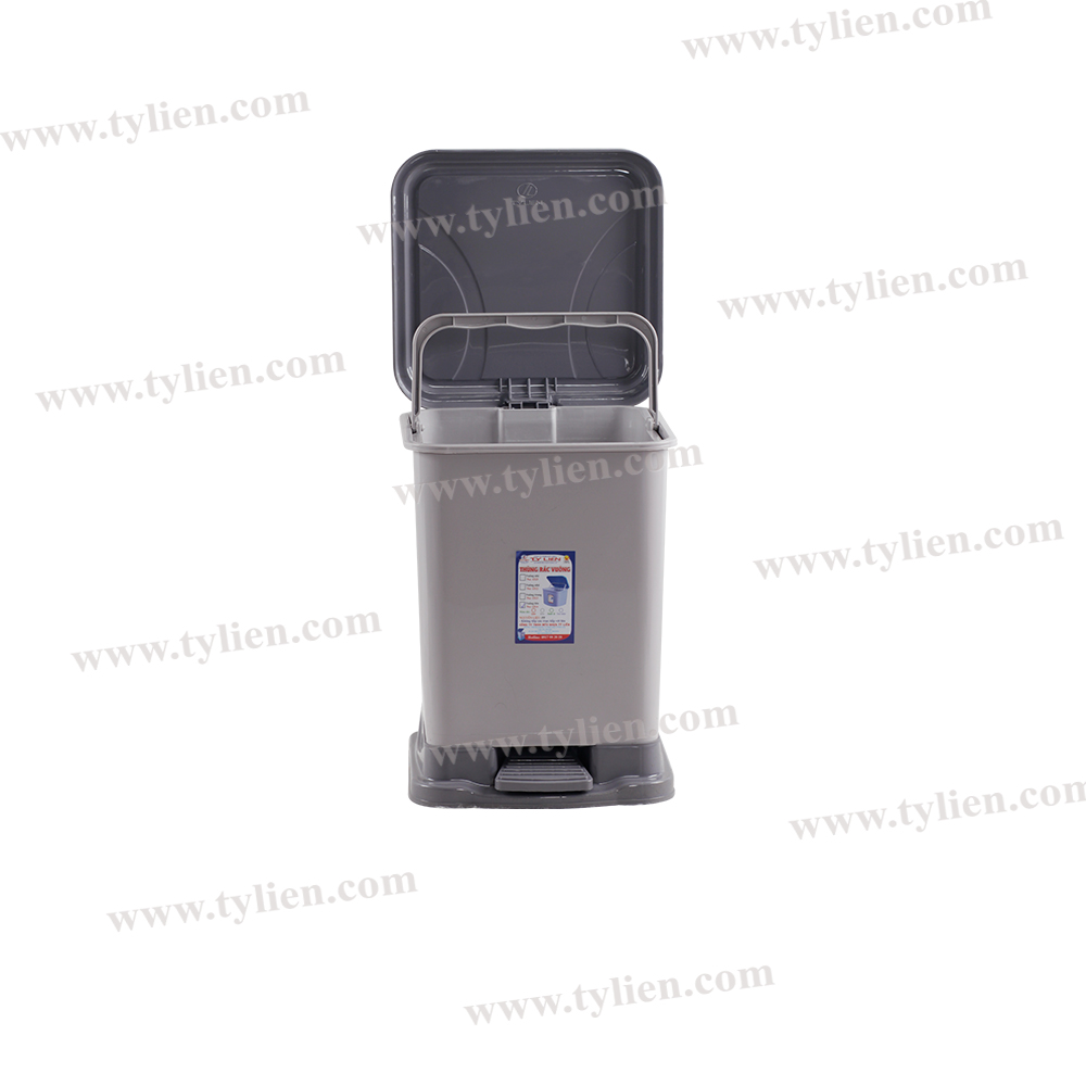 Thùng Rác Vuông Kiểu Trung nhựa Tý Liên No.1313K