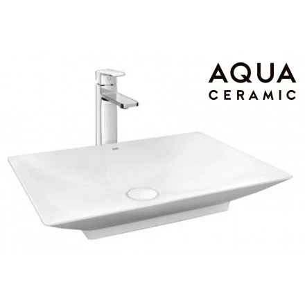 Lavabo chậu rửa mặt INAX CERAFINE AL-S610V đặt bàn men sứ chống bám bẩn Aquaceramic (ALS610V)